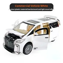 Children's Inertia Pull - Back Toy Car with Lights and Sound (WHITE)