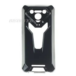 Durable 6.95 Back Ring Holder Phone Case - TPU Soft Silicone Cover for Ulefone Armor 34 Pro (Black TPU Case)