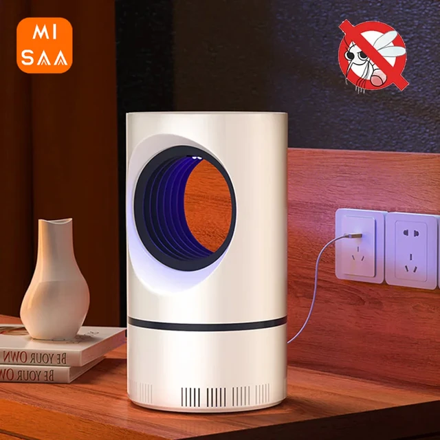 Lampe anti-moustiques, répulsif de moustiques sans rayonnement, piège à  insectes électrique, recharge USB, éliminateur d'insectes volants -  AliExpress