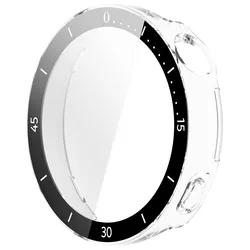 Gehard PC Beschermcase met Volledige Bedekking Scherm Protector - Kr scratchbestendige Hoes voor Smartwatch
