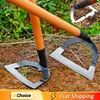 Hollow Hoe Weeding Rake Labor-saving Weeding & Loosening Soil Artifact Harrow Handheld steel weeding hoe Hoe Farm Tool Gardening 1