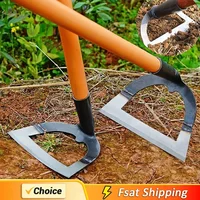 Hollow Hoe Weeding Rake Labor-saving Weeding & Loosening Soil Artifact Harrow Handheld steel weeding hoe Hoe Farm Tool Gardening 1