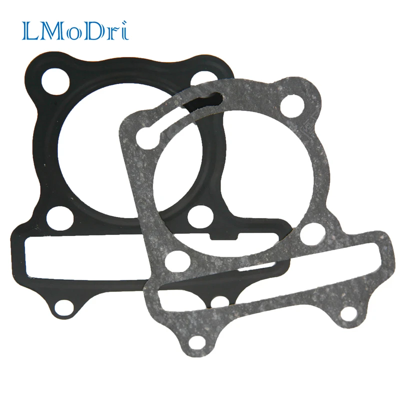 LMoDri Motorcycle Scooter GY6 Cylinder Gasket Set Cushion Pad GY6 50cc 60cc 80cc 90cc 125cc 150cc Engine Moped 5sets