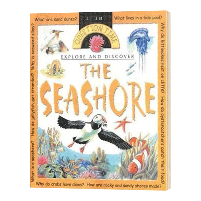 

Изучите и познакомьтесь с Seashore, детские книги в возрасте от 6 до 9 лет, английские книги с изображениями популярных науки, 9780753454077