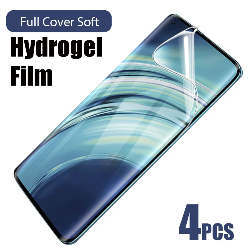 4PCS Screen protector for Xiaomi MI 11 10 Pro Lite 5G Ultra Hydrogel Film Mi Note films | Мобильные телефоны и аксессуары