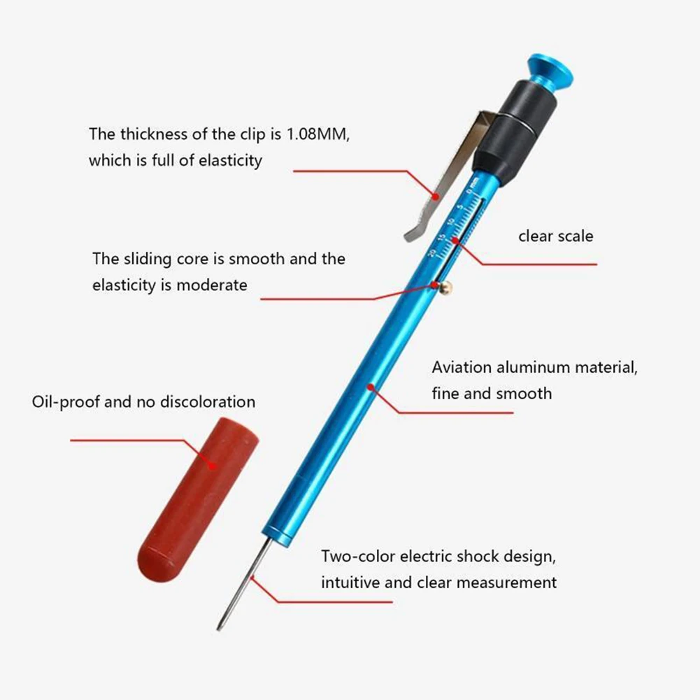 

Brake Pad Thick Gauge 13.8cm 1pc Brand New High Quality Record Brake Pads Thick Gauge Measuring Tool Brake Thick