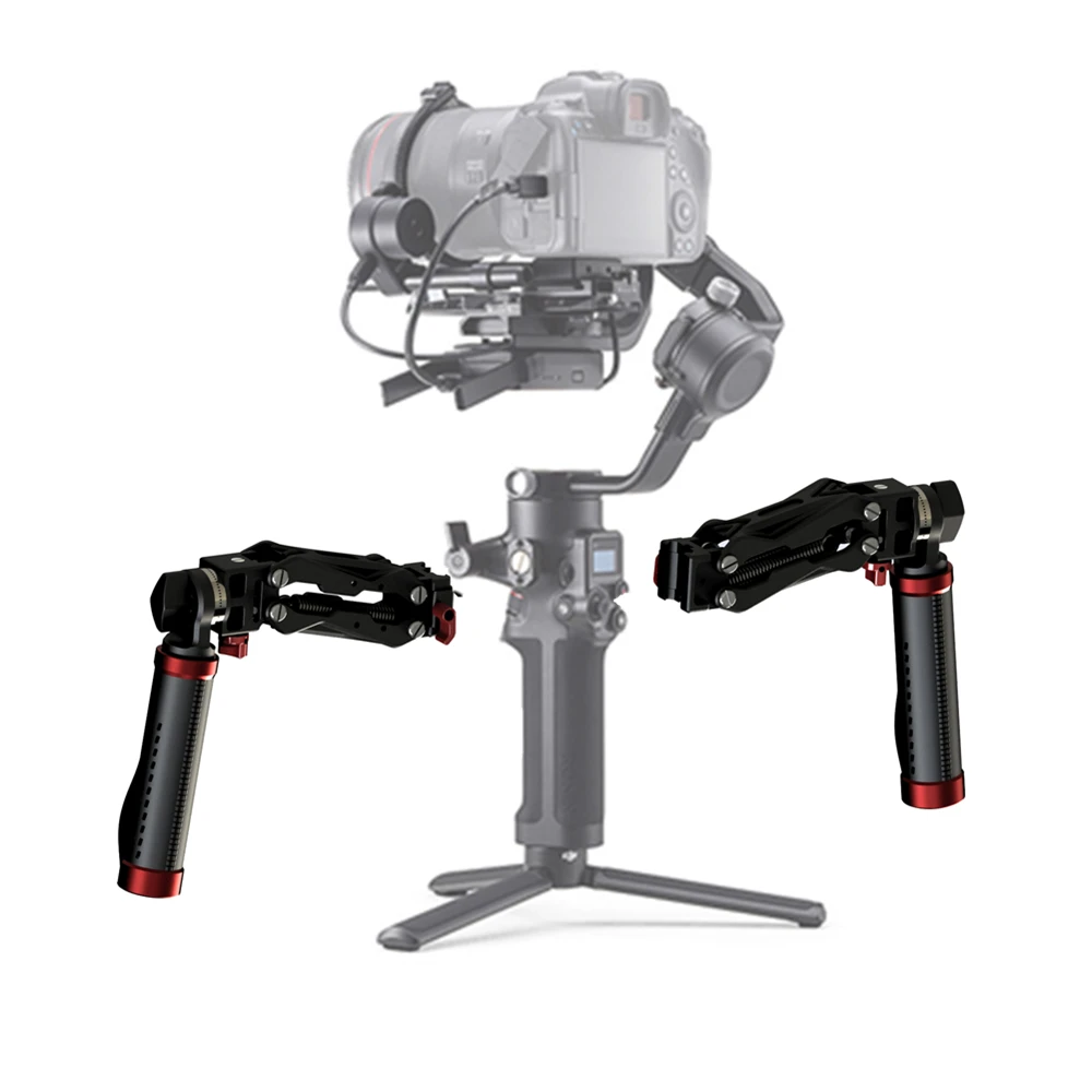 

HONTOO Load 5.5kg Gimbal Dual Handle Hand Grip FOR DJI RONIN MX S RS2 RC2 Handheld Gimbal stabilizer