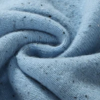 ZYCZCXX Women's Clothes 100% Merino Wool Round Neck Long-Sleeved Sweater 2025 New Pullover Autumn Winter Thick Colored Sweater - Image 2