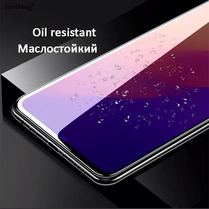 Premium Tempered Glass Full Coverage Screen Protector with Protective Lens Film