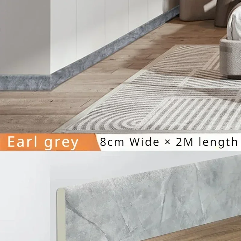 Waterproof 3D Decorative Self-Adhesive Skirting Strip - Thickened, Anti-Collision, Kid-Safe Enclosure