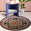 Bohemian Style Round Carpets Living Room Luxury Sofa Area Chair Non-slip Soft Floor Mat Bedroom Decor Cloakroom Rugs Washable 러그 4