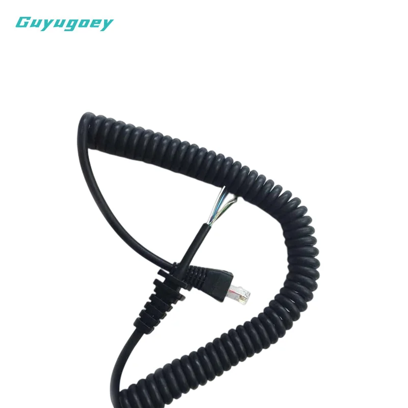Microphone Cable Cord Handheld Speaker Rj45 Yaesu Walkie Talkie
