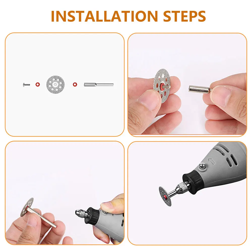 Abrasive Cutting Disc Circular Saw Blade Set Sanding Grinding Wheels Dremel Accesories Metal Cutting Rotary Tool Saw Blade