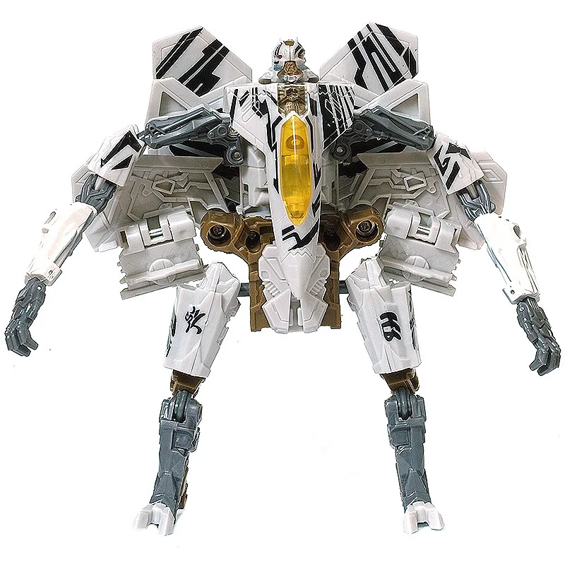 Hzx H606 Trasformazione Action Figure Toy Capolavoro Starscream Movie Model 18Cm Abs Deformation Car Robot Gifts Dolls Aircraft