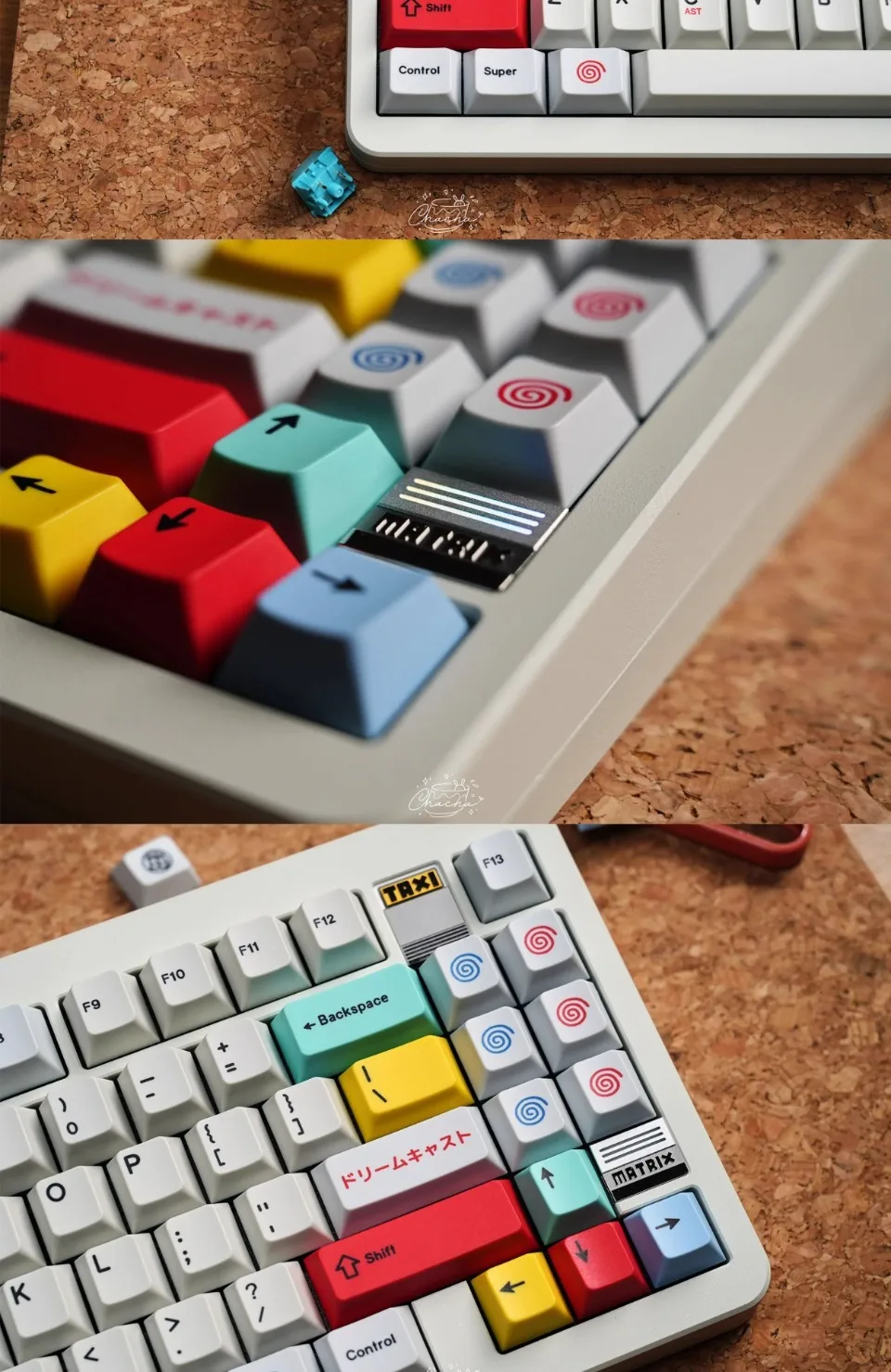 Dreamcast 2.0 Theme Keycap Set 165Key PBT Custom Retro