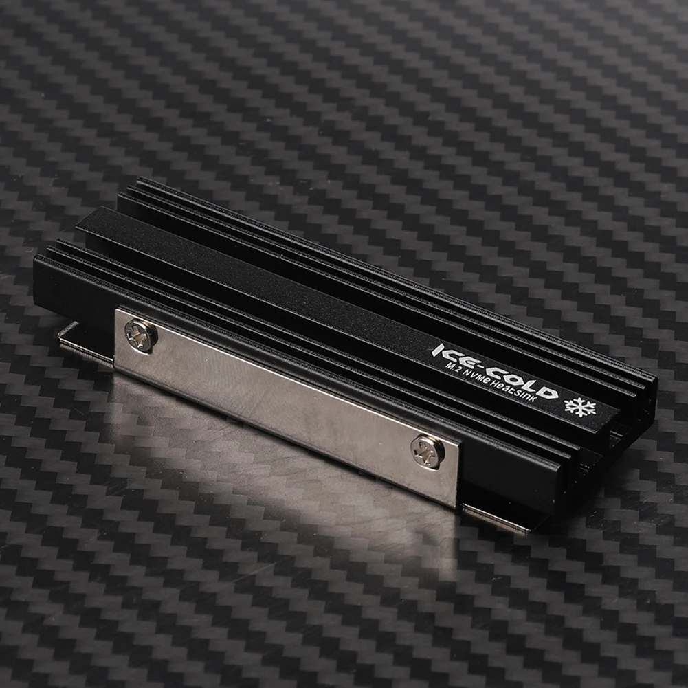 실리콘 열 패드가 있는 M.2 NGFF NVME 2280 SSD 방열판, 알루미늄 합금 냉각 쿨러, PS5 용 방열판