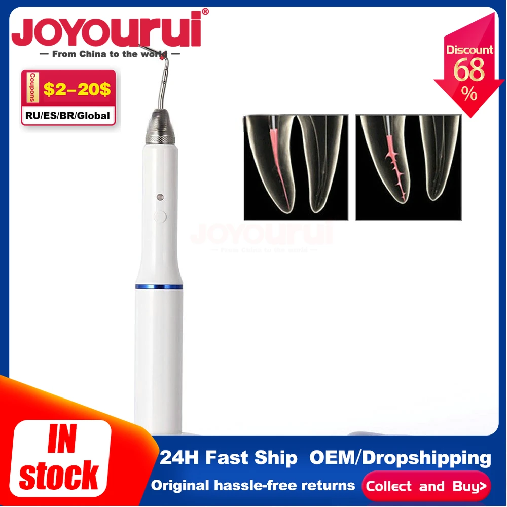 

Dental Heating Pen with 2 Tips Dentista Gutta Percha Obturation System Endodontics Root Tool Endo Gutta Dentistry Lab Equipment