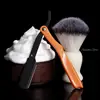 Men's Manual Razor Stainless Steel Folding Shaver Eyebrow Trimming Hairdressing ABS Handle With 10pcs Blades For Gift 4