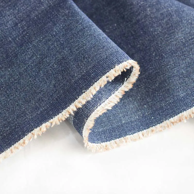 Ready Stock High Quality Jeans Fabric Denim Ideal for Fashionable Apparel Printed Women Dress