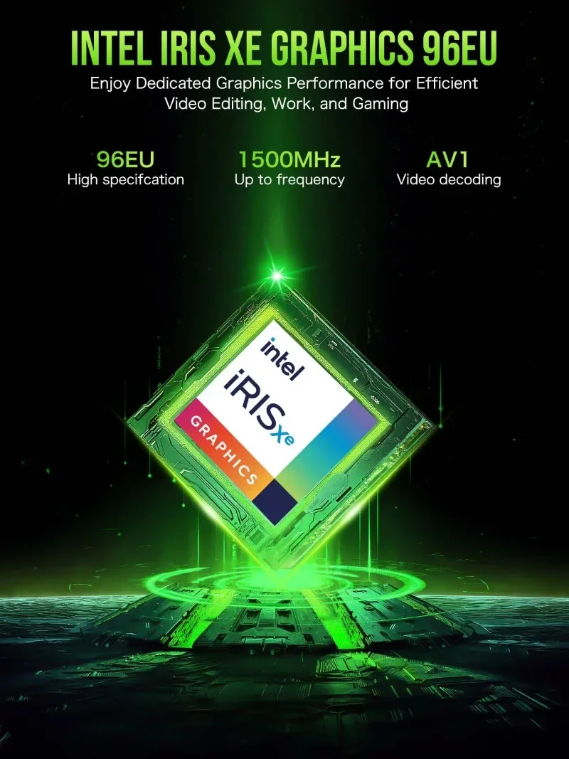 GMKtec K10 I9-13900HK MINI PC Windows 11 Pro DDR5 32GB 1TB M.2 2280 PCIE4.0 SSD WIFI6 BT5.2 Desktop Game Computer 5