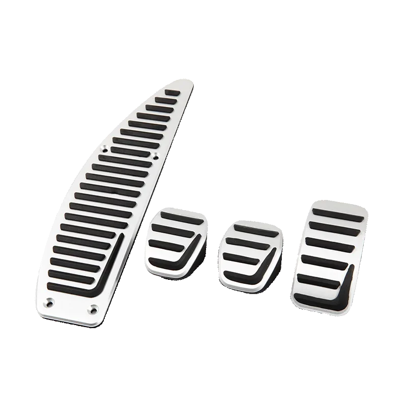 Car Accessories Footrest Clutch Brake Gas Accelerator Pedal Pad for VOLVO S40 V40 C30 MT Aluminum alloy