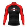 Mens Long Sleeve Rashguard Upf 50 Sun Protection Surf Shirt Quick Dry Breathable Swimming Tight T-shirt Summer 2023 Gym Clothes 5