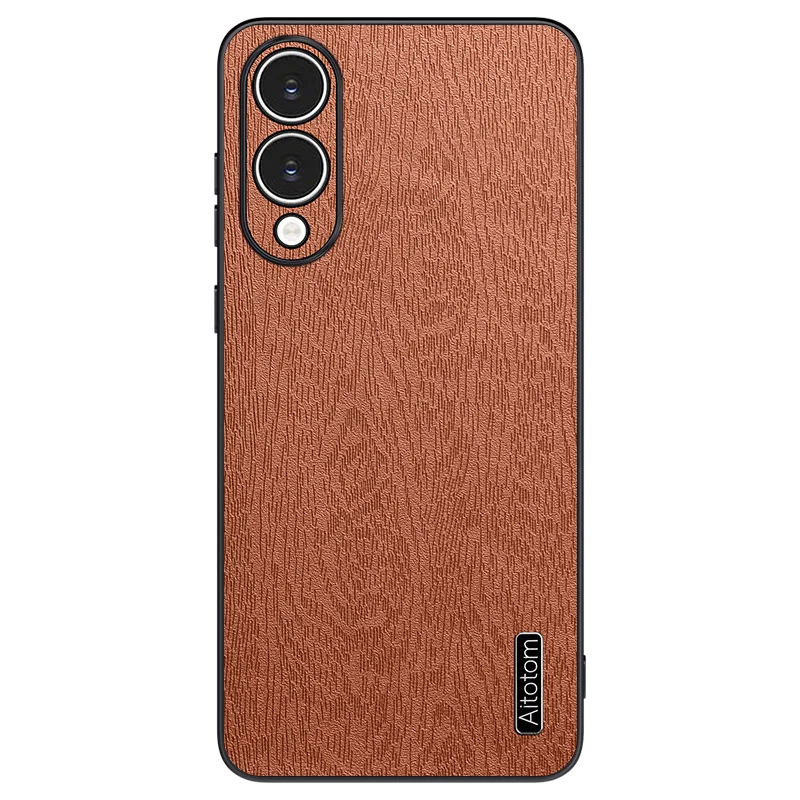 Luxury Wood Pattern Tree Texture Back Cover - Premium PC+TPU Protection Case