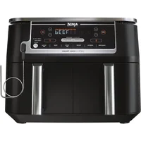 Ninja DZ550 Foodi 10 Quart 6-in-1 DualZone Smart XL Air Fryer with 2 Independent Baskets, Thermometer for Perfect Doneness 1