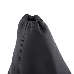Universal Black Gear Shift Boot - Dust-Proof Cover and Handle Protector (Black)