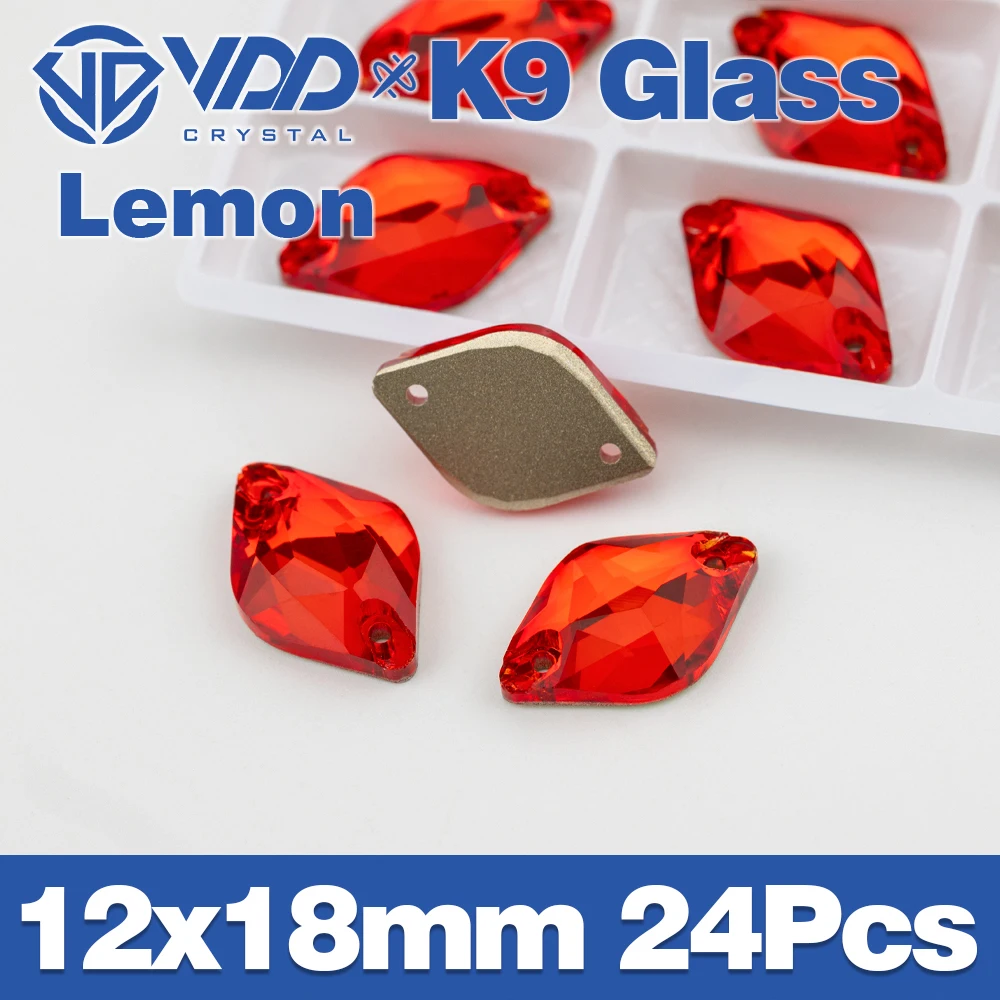 VDD S109 Siam Fase Top Qualität K9 Glas Nähen Auf Strass Kristall Nähen Flatback Steine Für Kleidung Kleidungsstück Dekorationen – Detail 19