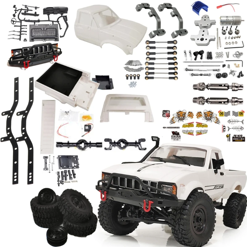 

4XBD Portable Toy with Wireless Controller Electric DIY Converting to Remote Control Truck Remote Control Truck for Boys