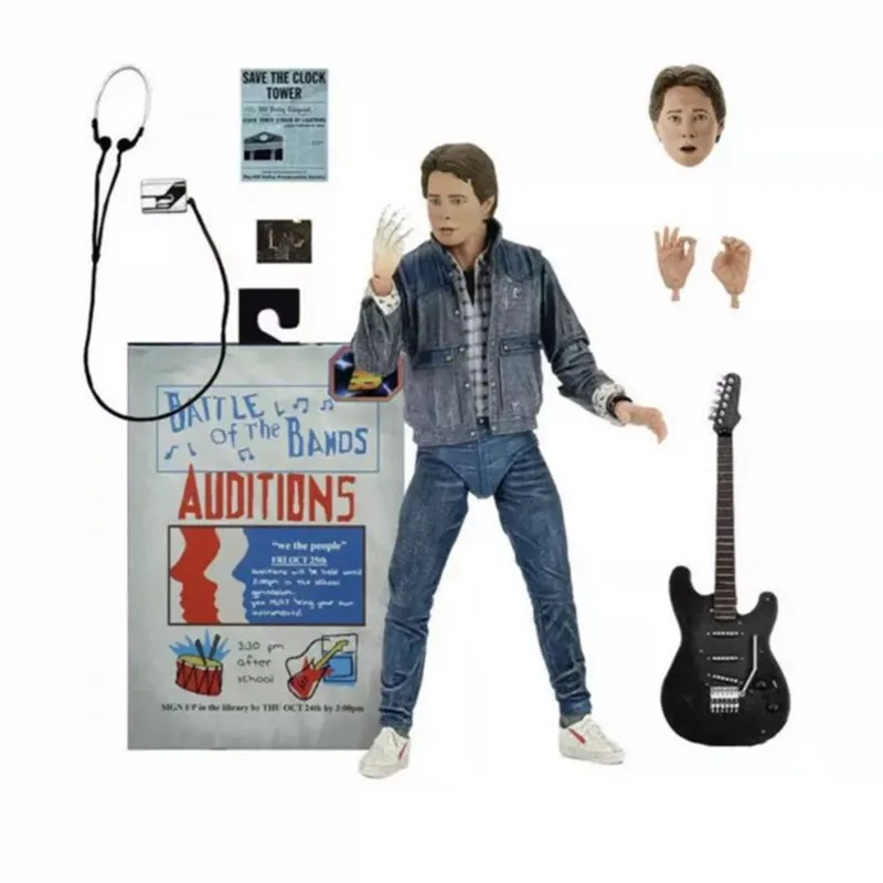 

NECA Back to the Future Ultimate Marty McFly (прослушивание) 18 см фигурная экшн-Игрушка Подарки Коллекционные игрушки