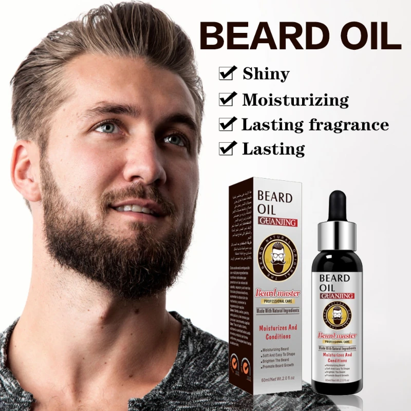 Beard Growth Oil For Men Quick Absorption Moisturize Beard Effective