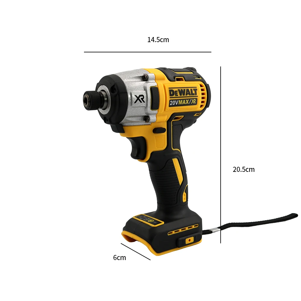 DEWALT DCD887 Electric drill tools Impact driver 20V  Lithium-ion cordless drill Electric screwdriver Brushless motor Power tool 6