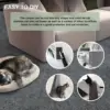 Anti Cat Scratch Sofa DIY Cats Scratch Board Sofa Protection Paws Sharpen Trimmable Self-adhesive Carpet Cats Scratch Board 5