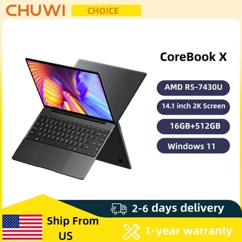 CHUWI CoreBook X Gaming Laptop AMD R5-7430U 16GB DDR4 RAM Hz Windows 11 1
