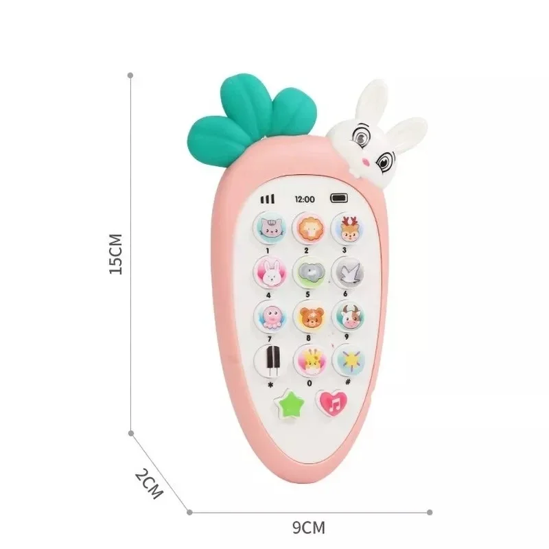 Random Style Girl Early Education Learning Story Machine Music Intelligent Chinese English switch Reading Tablet Phone Toy 6