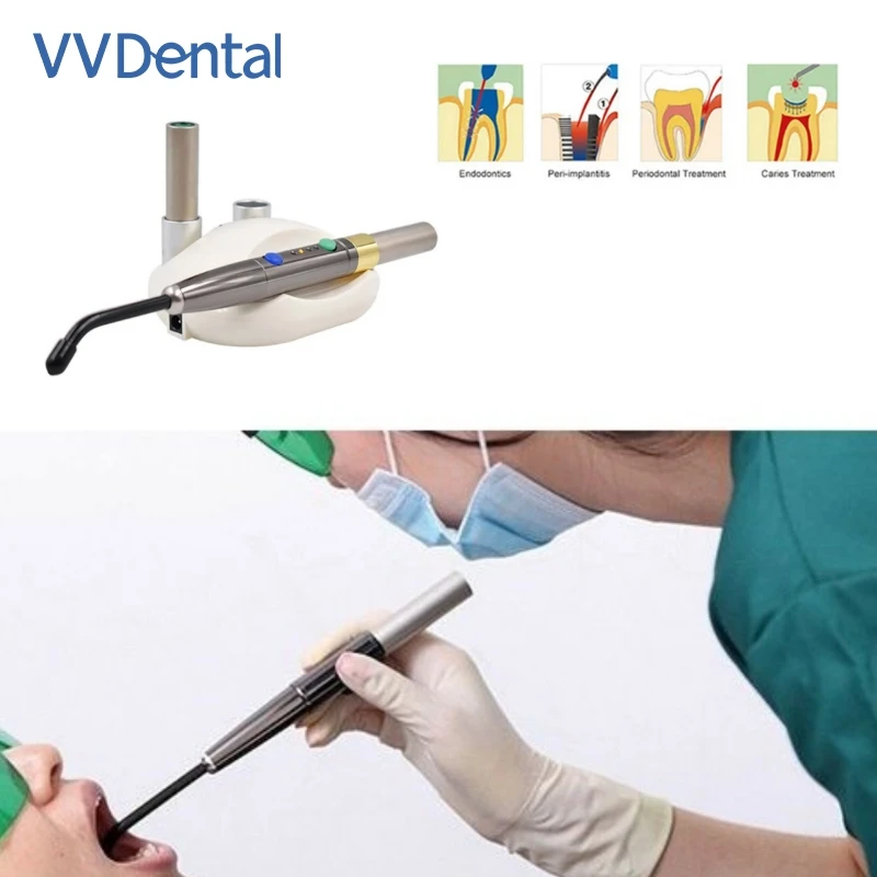 Sistema de Láser Dental VV, Lápiz de Desinfección Láser Inalámbrico, Longitud de Onda de 650nm, para Alivio del Dolor y Periodontitis