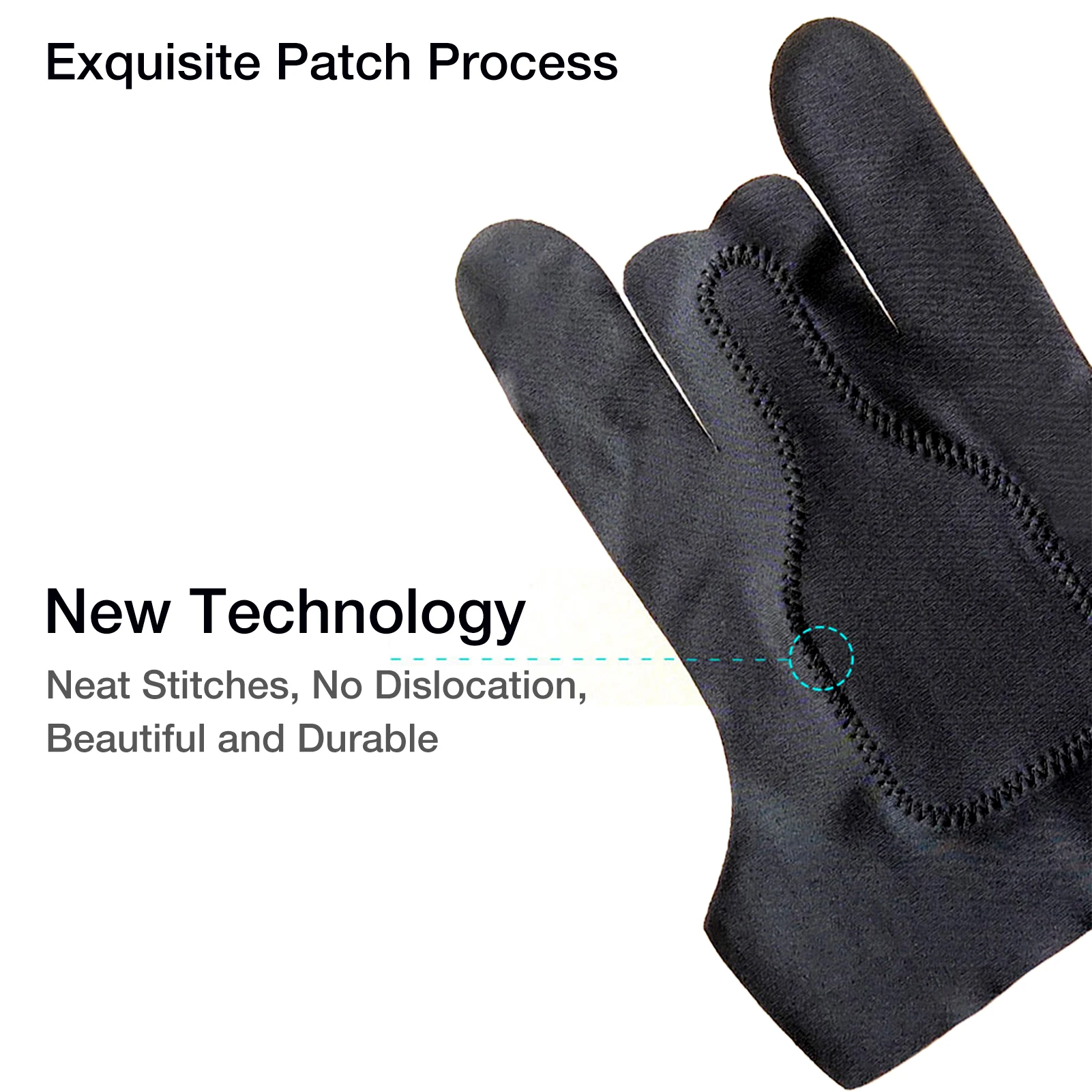 Anti Smudge Two finger Anti Touch Drawing Gloves For Drawing - Temu