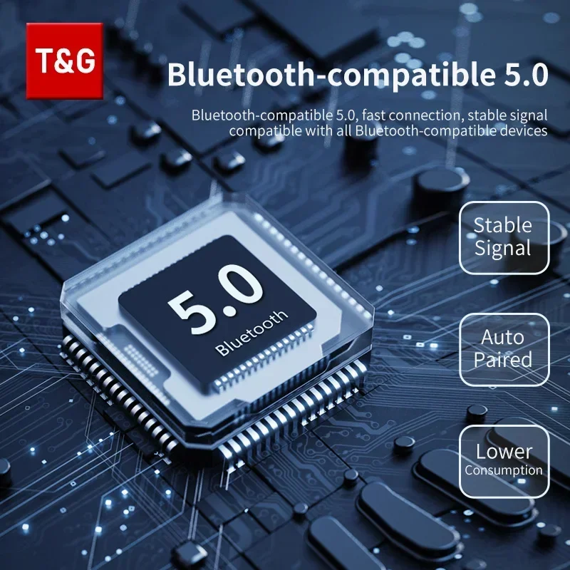 TG117 Bluetooth Speakers Portable Wireless Sound Box  Outdoor Waterproof Stereo Surround Supports TF Radio altavoz bluetooth 3