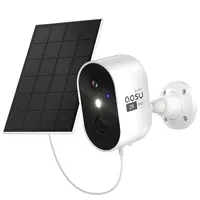 AOSU 2K Solar Security Cameras Wireless Outdoor, Solar Outside Camera for Home Security, WiFi Camera with Color Night Vision, PI 1