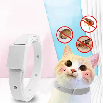 Adjustable Anti-Flea & Tick Collar for Cats and Small Dogs  Antiparasitic Protection - Breakaway Design for Safety 1