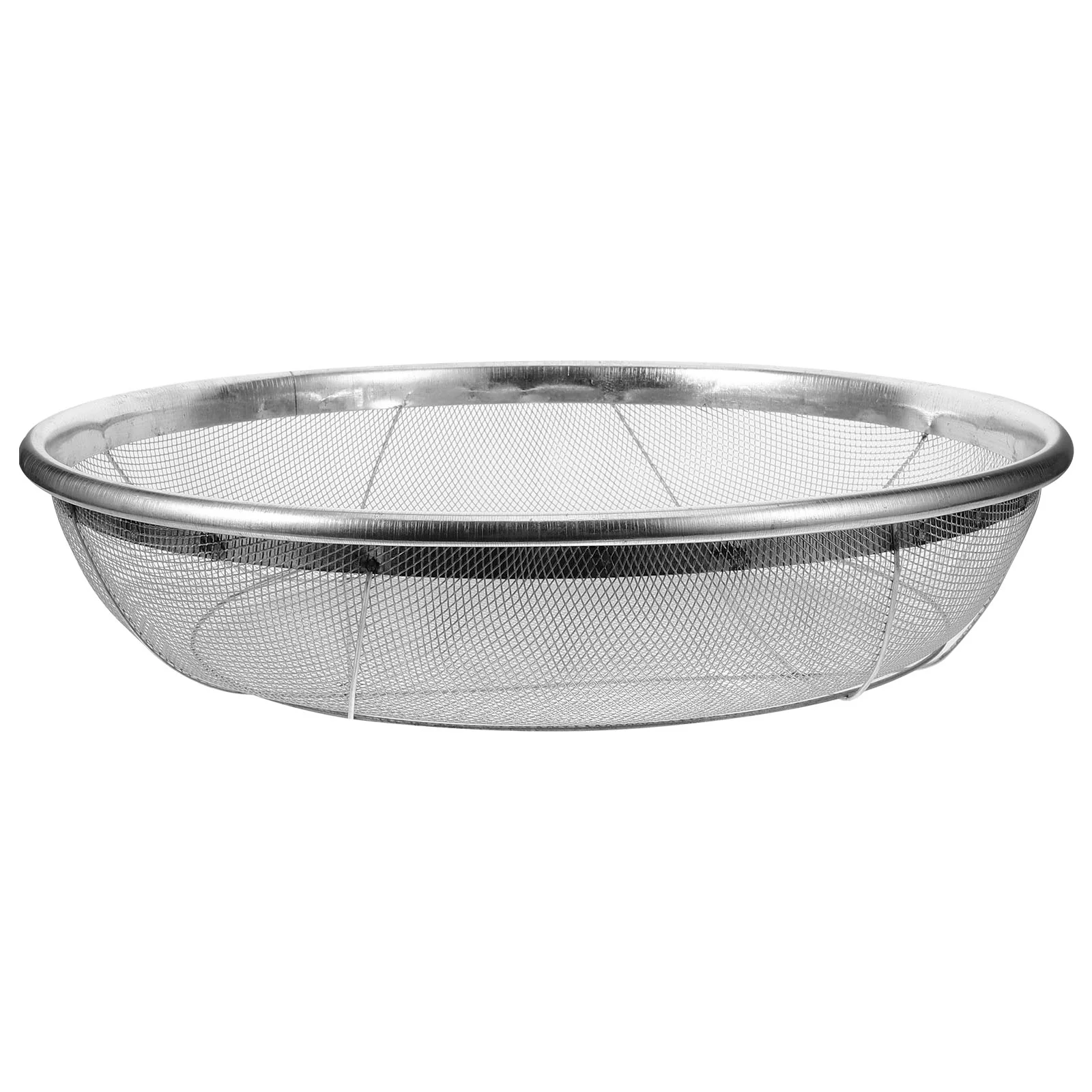 

Garden Soil Sifter Soil Sifting Pan Stainless Steel Garden Soil Sieve Gardening Manual Soil Strainer