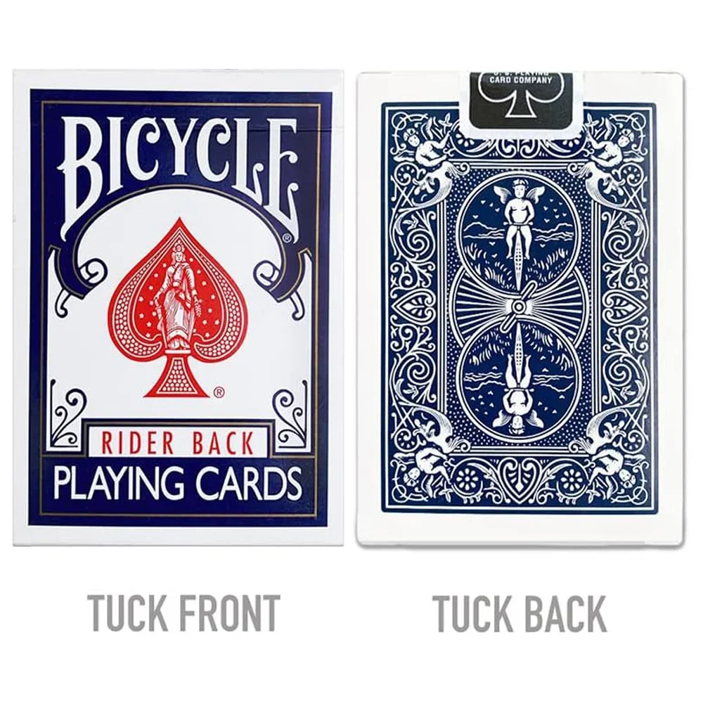 Description Picture 4 of itemBicycle Rider Back Playing Cards Blue Red Regular Deck Card Games Card Magic Trick Magicians Prop