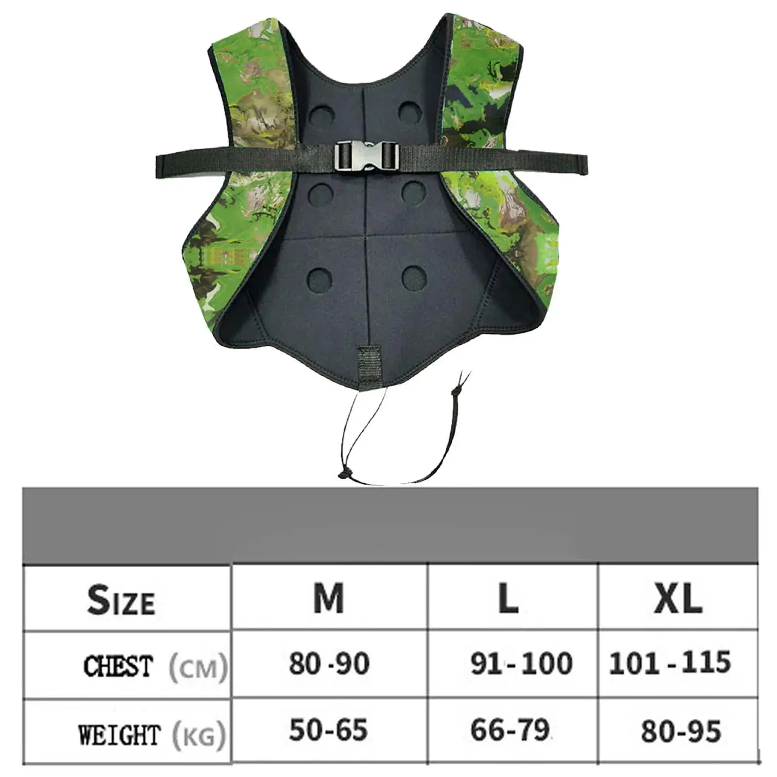 Diving Weight Vest Men Women Vest for Water Sports Spearfishing