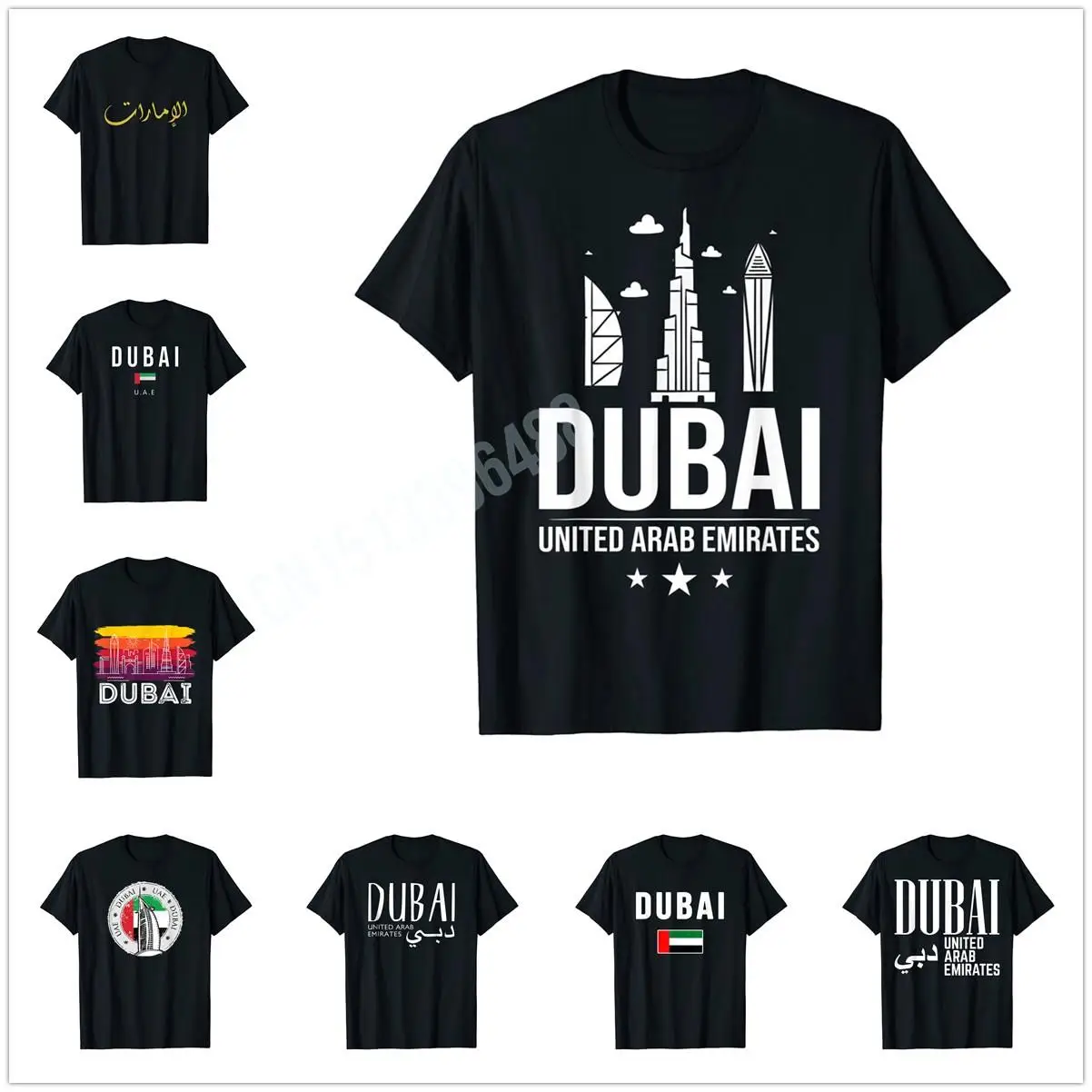 MoreDesignDubaiElegantunitedArabEmiratesTShirtForMenWomenT