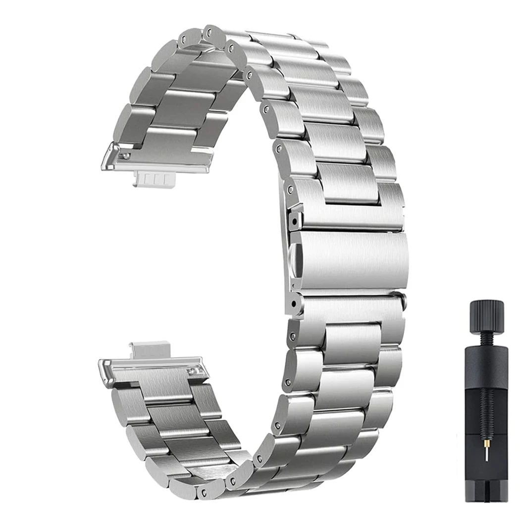 Elegant Stainless Steel Watch Band Bracelet - Premium Metal Strap