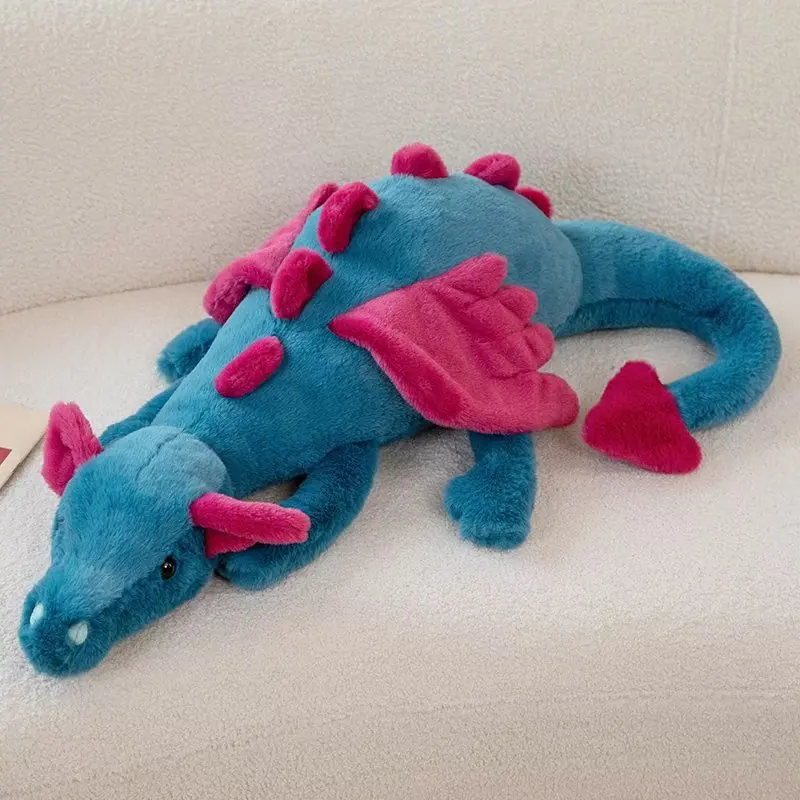 Baby Pillow Simulation Flying Dragon Pterodactyl Plush Doll Pillow Comforts Accompanies Sleeping Doll Cognitive Green
