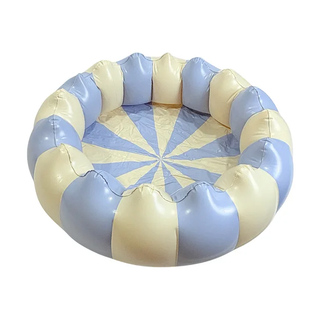 Children's Inflatable Swimming Pool - Portable Water Wading Swimming Pool for Toddlers Stylish Colors and Patterns 6