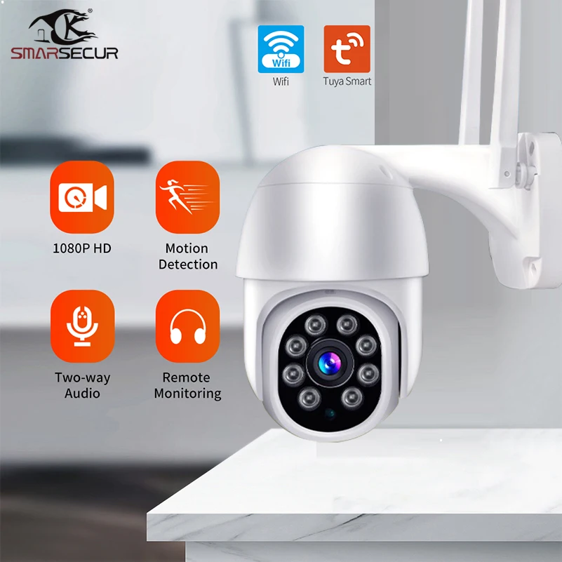 Caméra Wifi Surveillance Sans Fil Caméra Télécommande Moniteur Sans